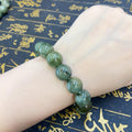 Milk jade over all good luck bracelet