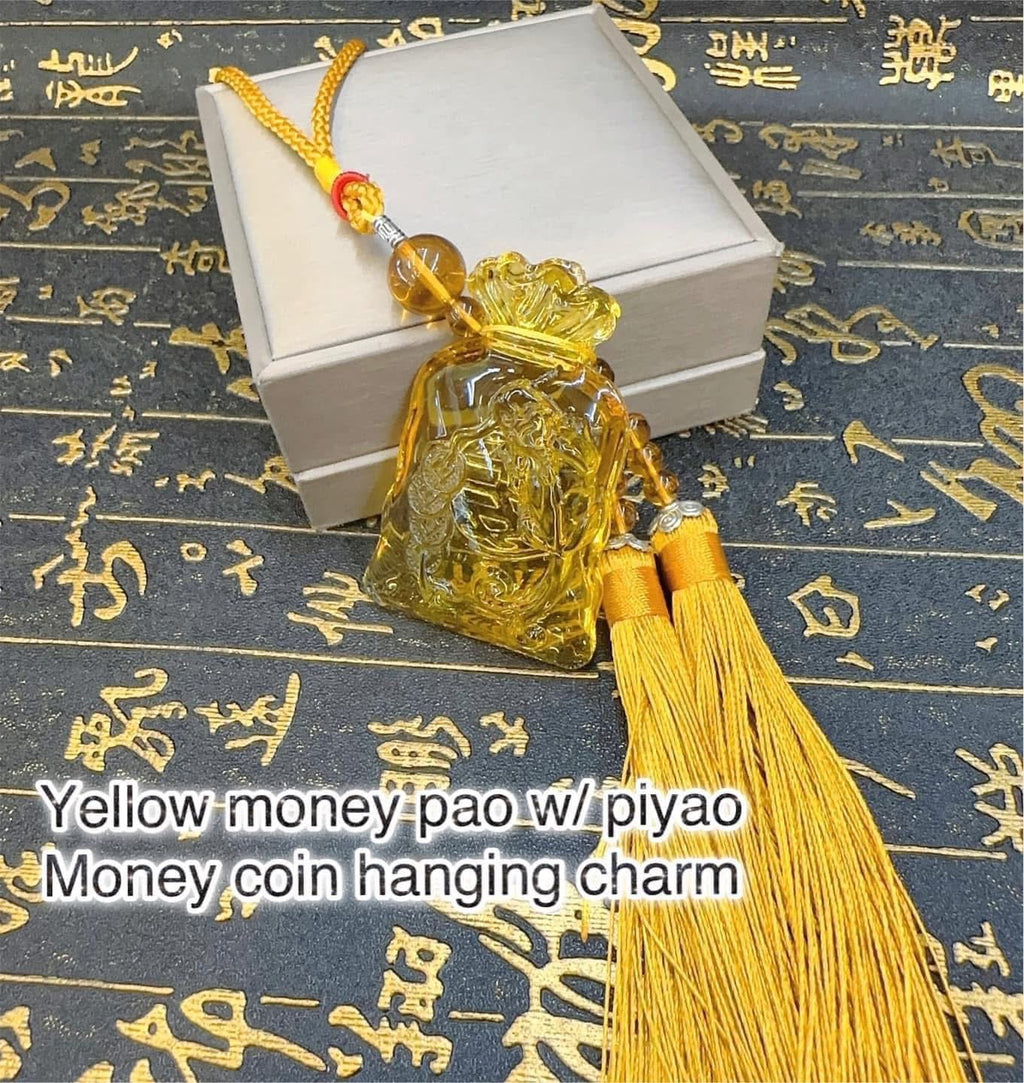 MONEY PAO YELLOW & PIYAO & MONEY COIN HANGING CHARM PANGSABIT