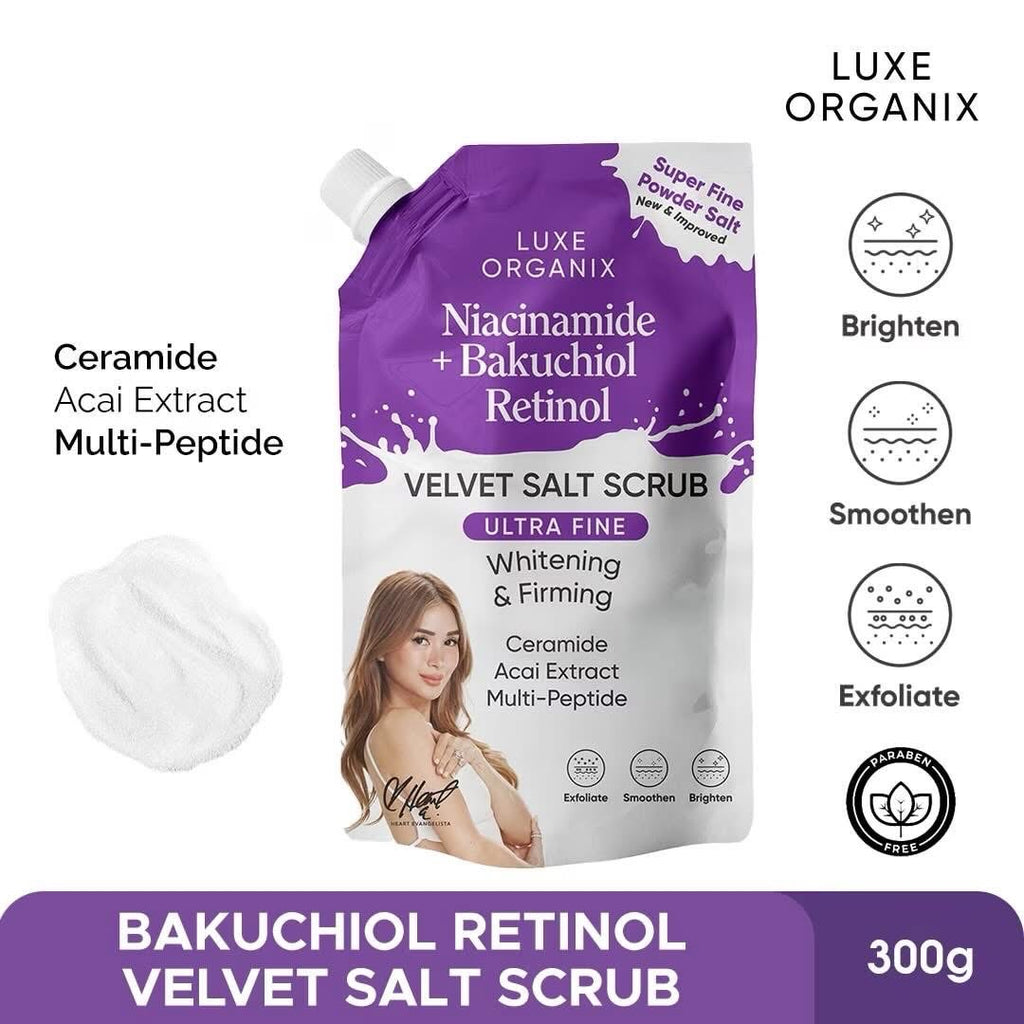 Niacinamide Bakuchiol velvet Body scrub