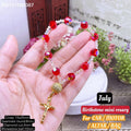 July birthstone 

birthstone min rosary FOR CAR / MOTOR / ALTAR / BAG / celphone