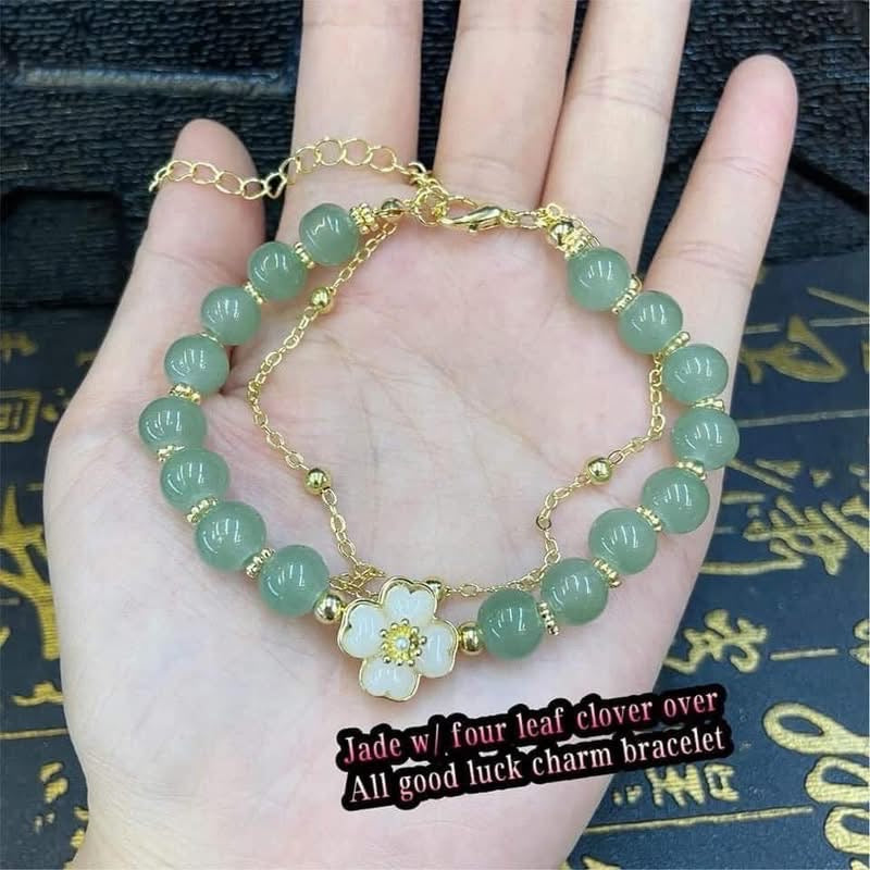 NEW ARRIVALS  Jade over all good luck charm 
Bracelet
