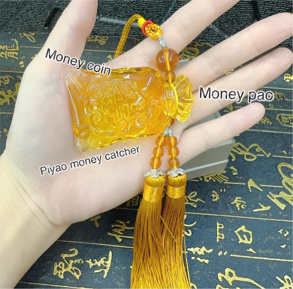 MONEY PAO YELLOW & PIYAO & MONEY COIN HANGING CHARM PANGSABIT