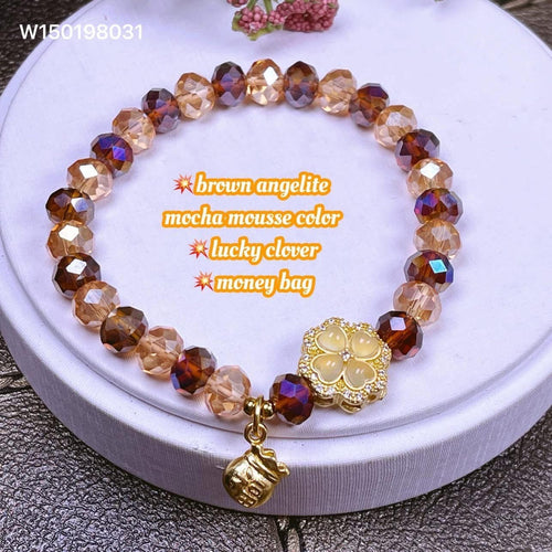 2025 mocha mousse all in one lucky charms bracelet