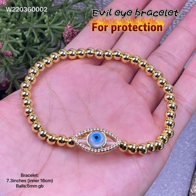 Evil eye bracelet for protection