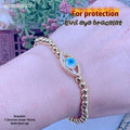 Evil eye bracelet for protection