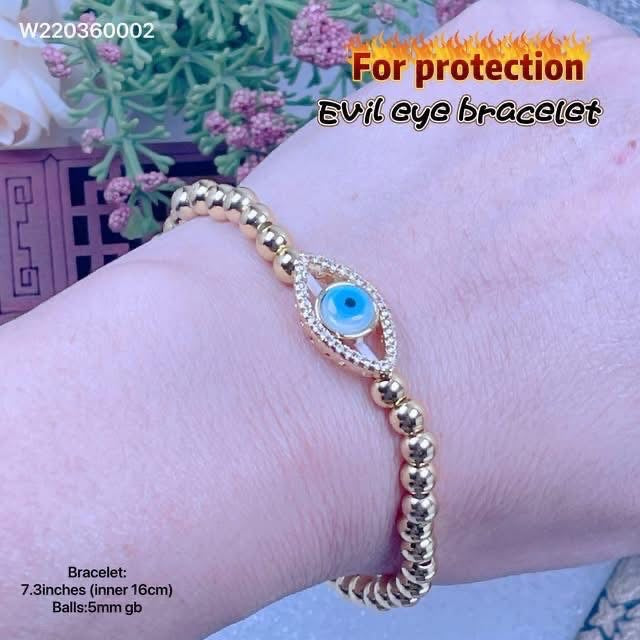 Evil eye bracelet for protection