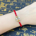 Wealth dragon bracelet Swarovski charm