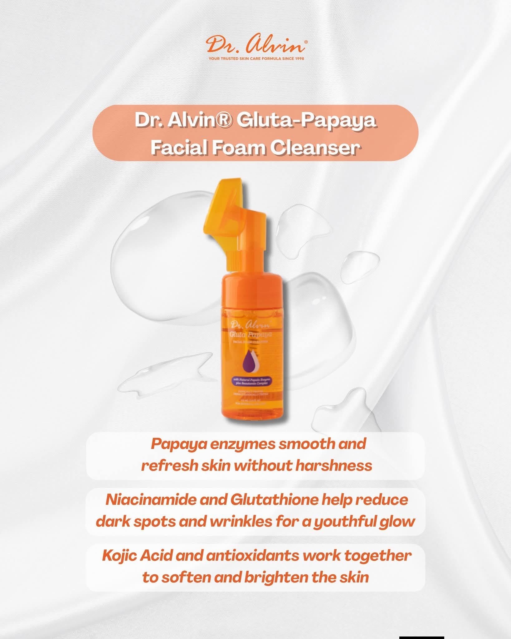 Dr. Alvin Gluta Papaya Facial Foam Wash