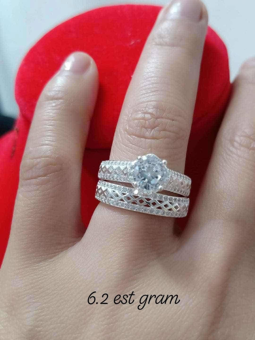 92.5 pure Italy silver ring
