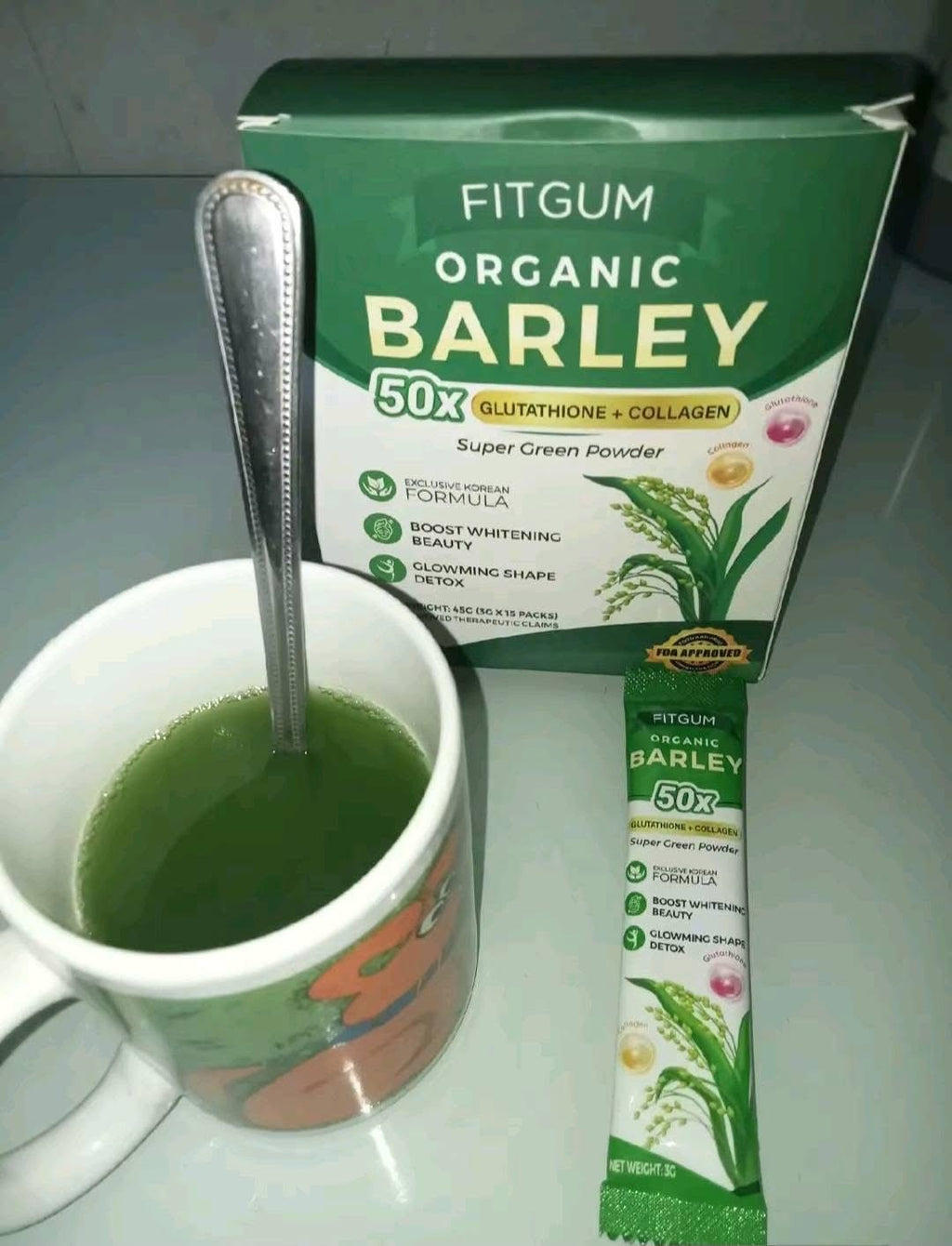 Fit gum organic Barley