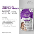 Niacinamide Bakuchiol velvet Body scrub