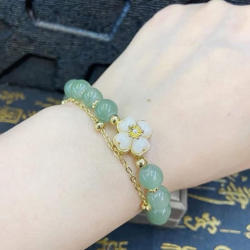 NEW ARRIVALS  Jade over all good luck charm 
Bracelet