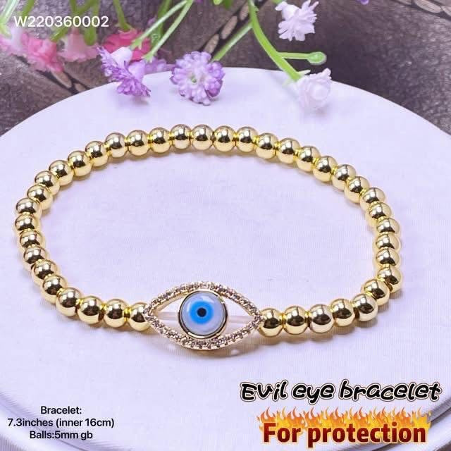 Evil eye bracelet for protection