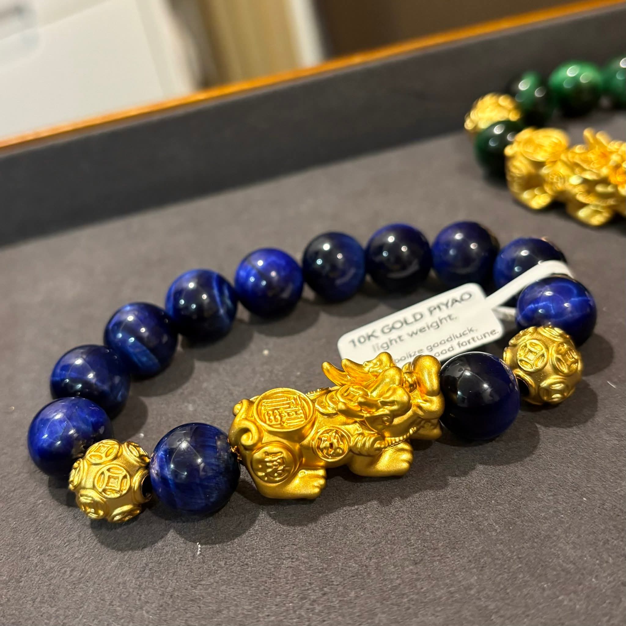 10K Piyao Gold — XL piyao & money balls 
Authentic stone | 12mm size