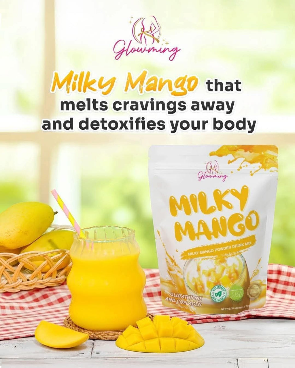 Glowming milky mango