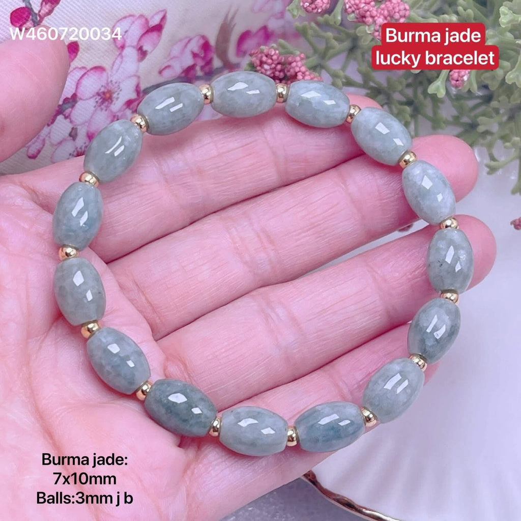 Burma jade lucky bracelet