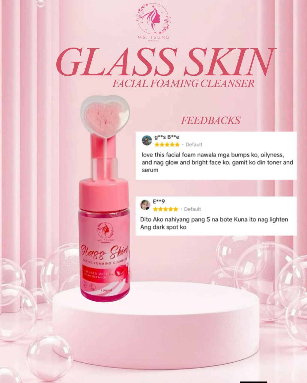 Ms. Tsung Facial wash