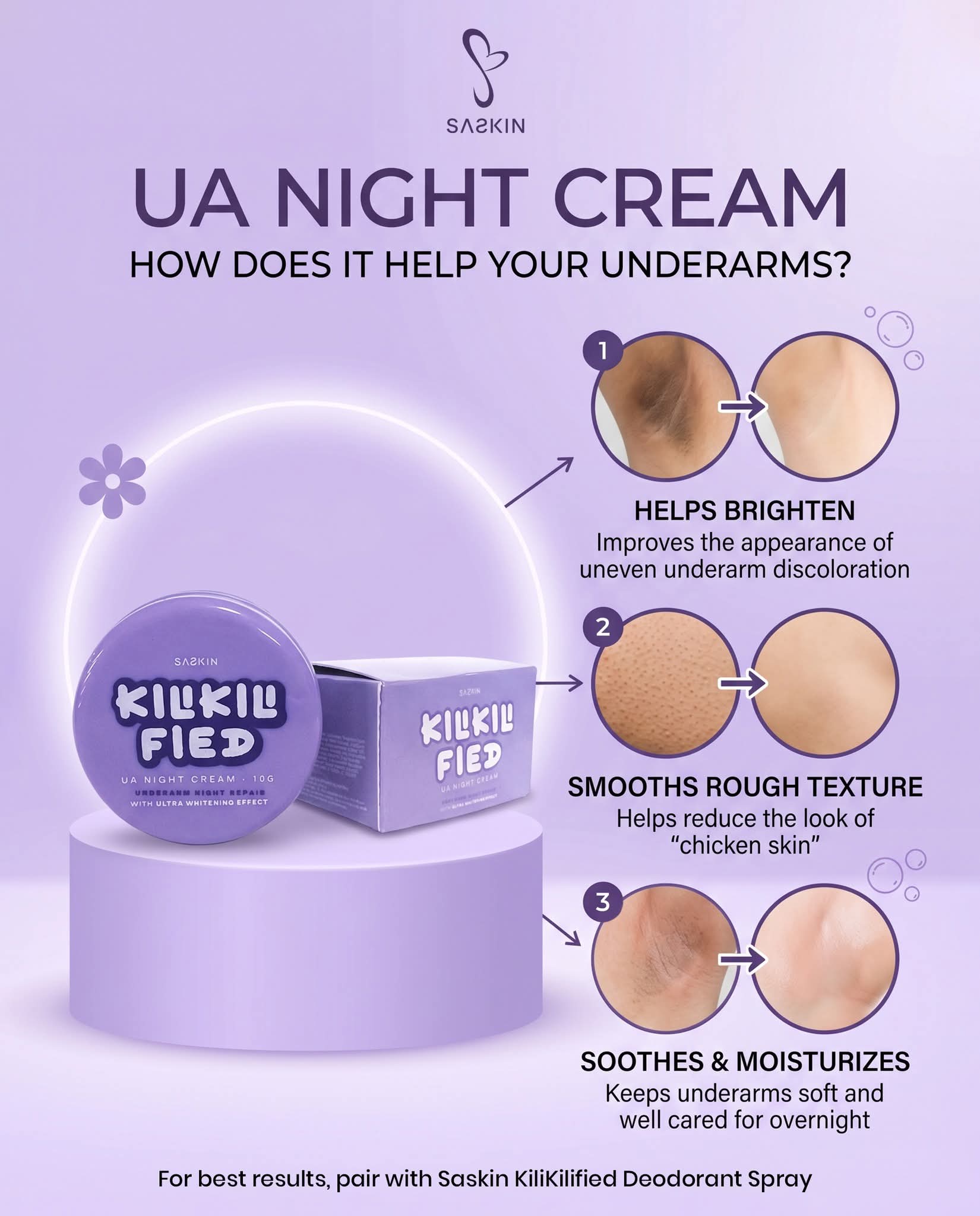 Kili fied under arm cream