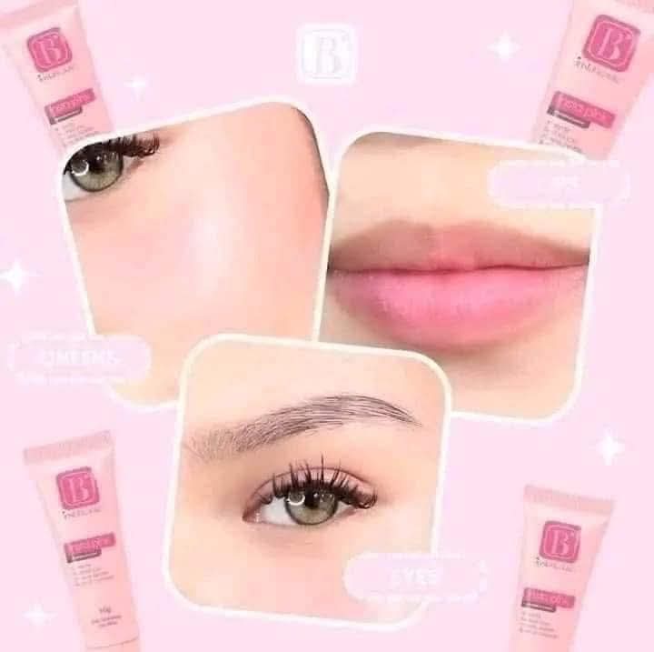 Insta pink blush on  and lip tint
