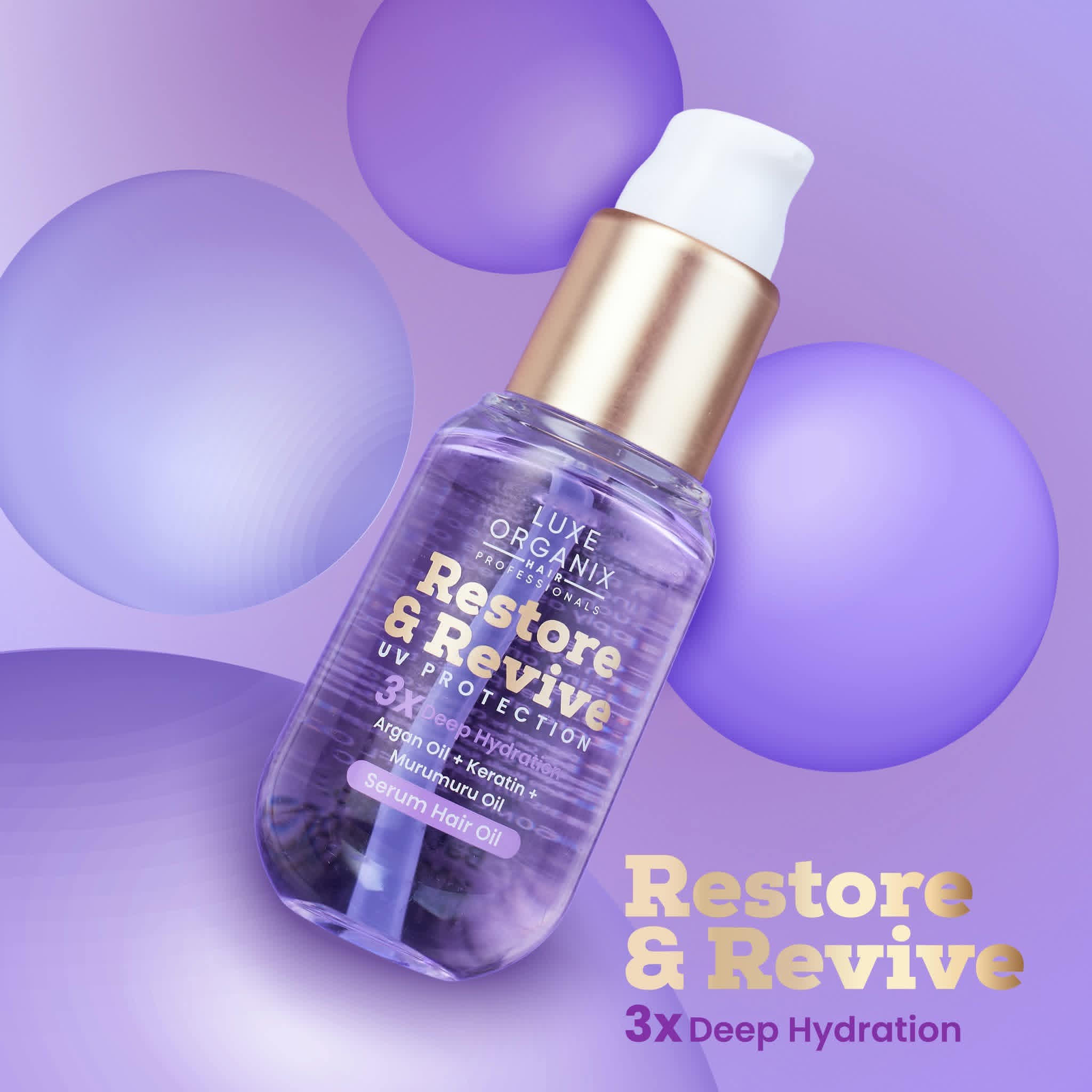 Restore & Revive Serum Hair lux organix