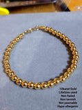 10k us gold bubble  bracelet