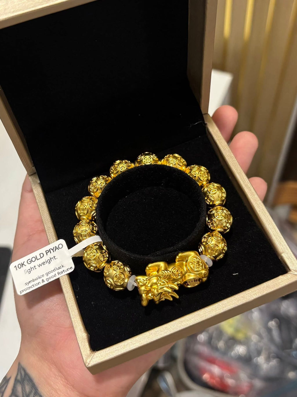 10K Gold Piyao All Gold 

XL Piyao with 12mm money balls