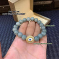 EVIL EYE IN JADE CHARM BRACELET