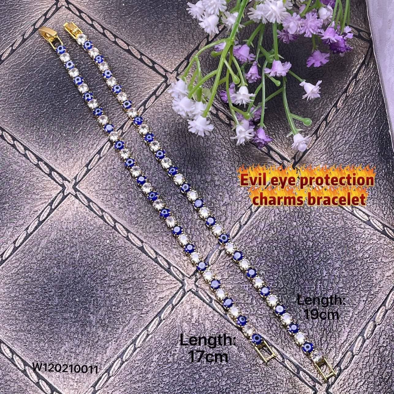 evil eye protection charms bracelet