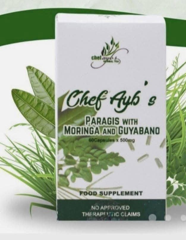 Paragis with moringa and Guyabano capsule