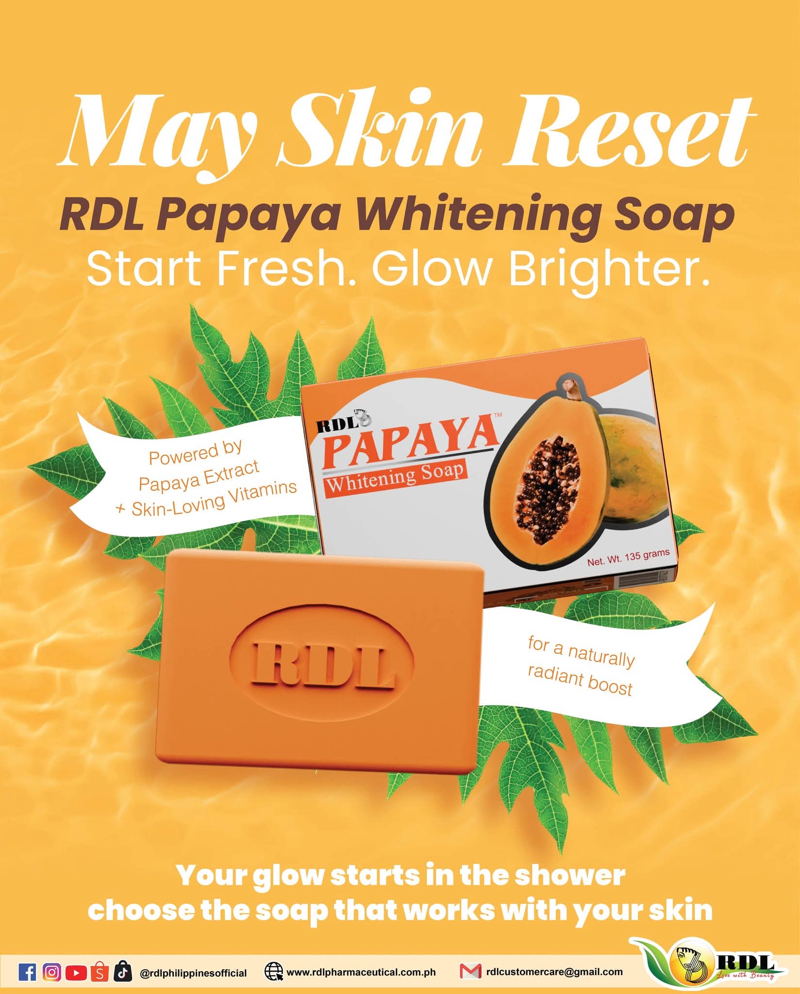 RDL whitening  Papaya soap