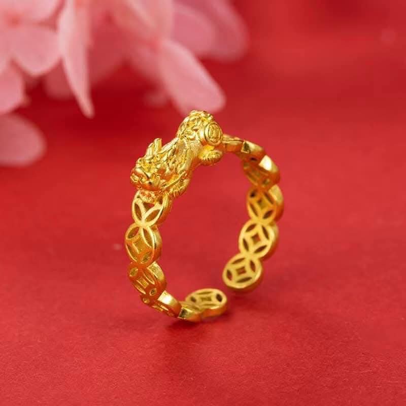 Piyao money catcher & money coin lucky ring