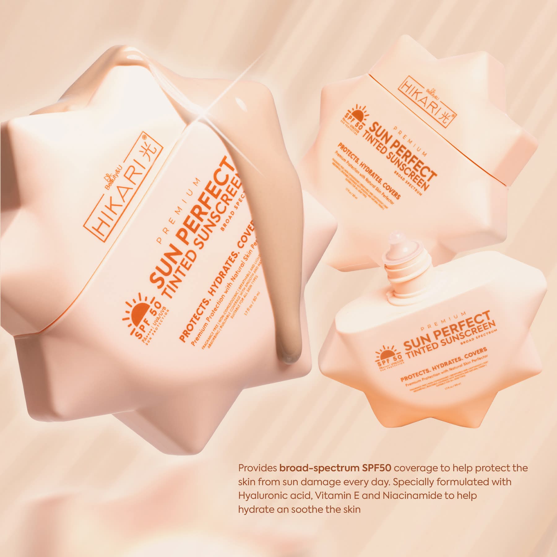 Hikari sun protect Tinted suncreen
