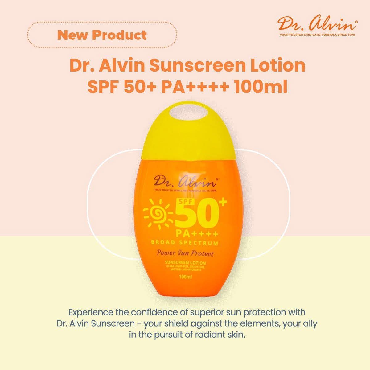 Dr Alvin  sunscreen