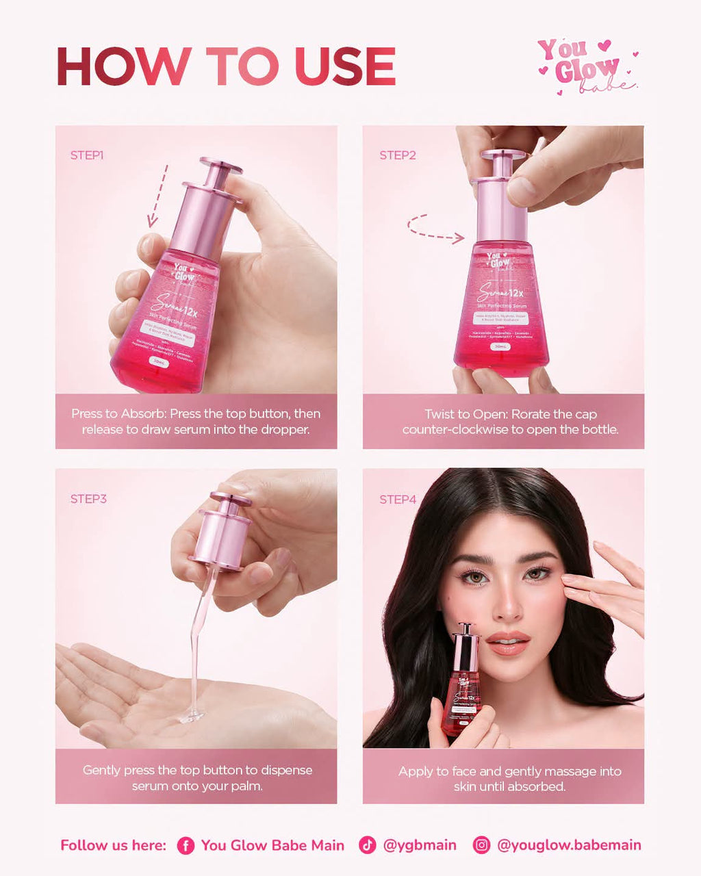 You glow babe serum 12x