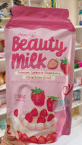 Beauty milk strawberry