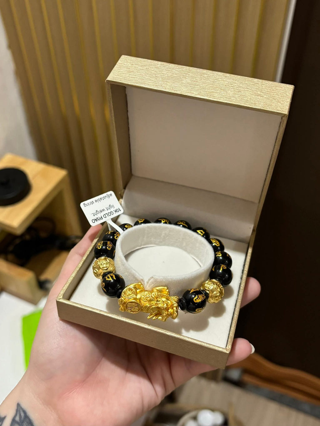 10k Us gold piyao bracelet