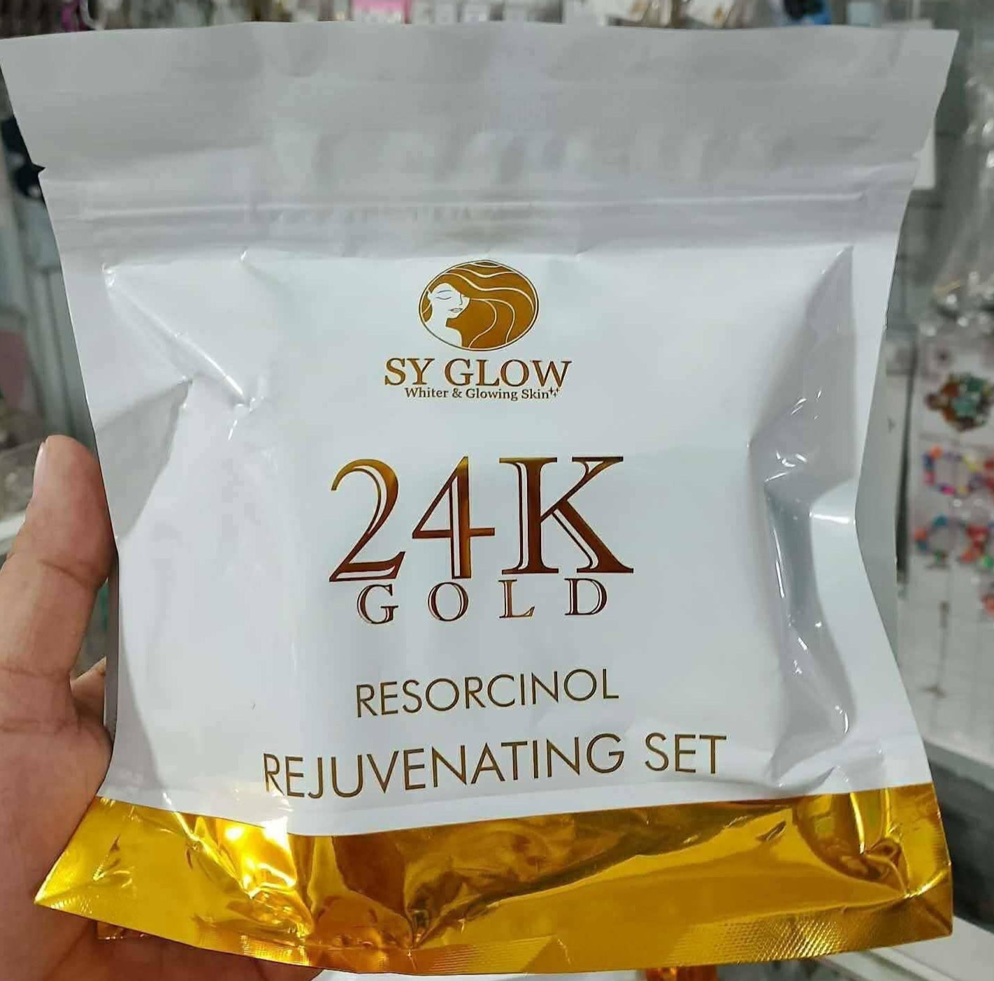 SY GLOW 24K GOLD RESORCINOL REJUVENATING SET