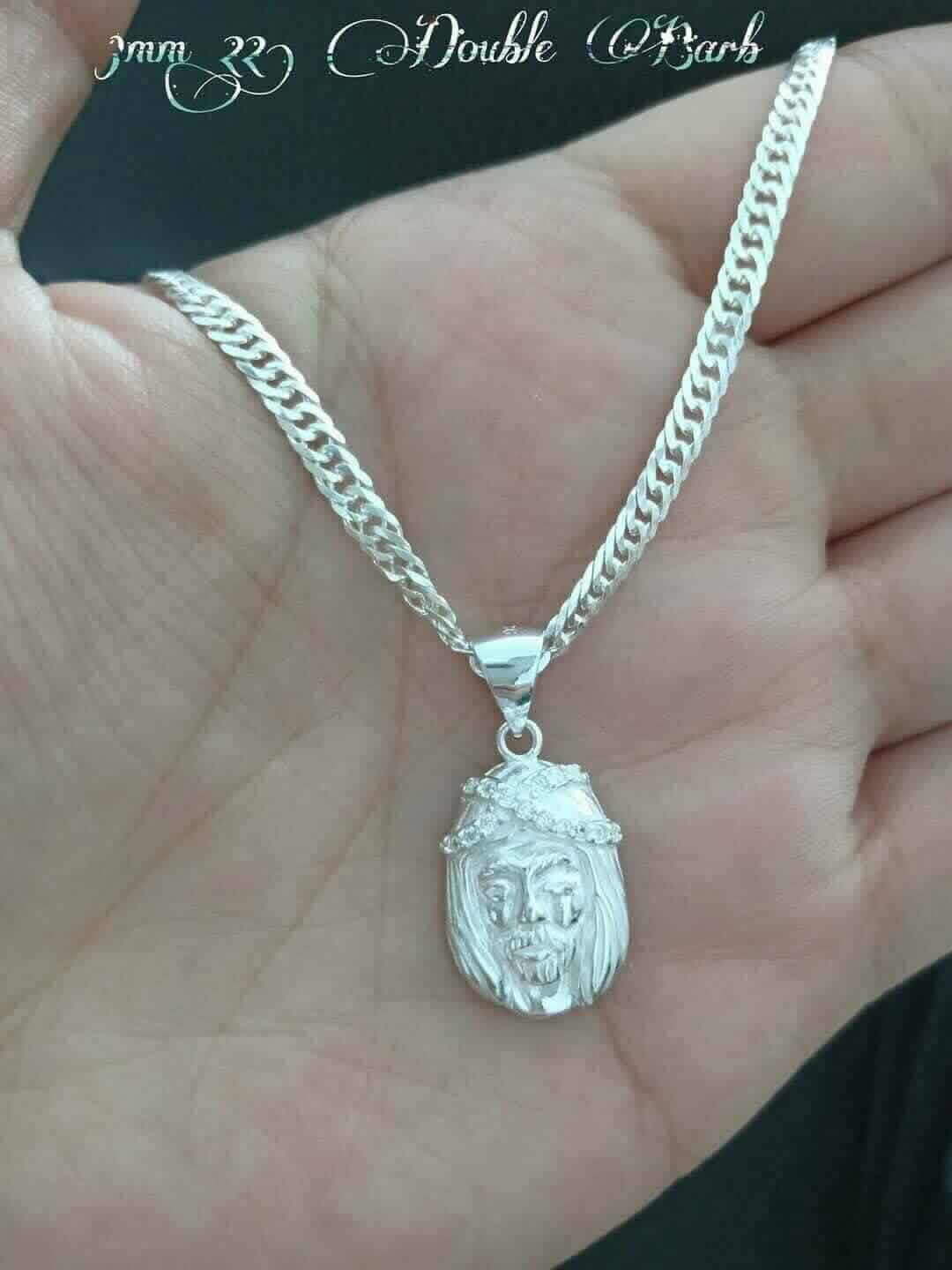 92.5 pure Italy silver Nazareno Necklace