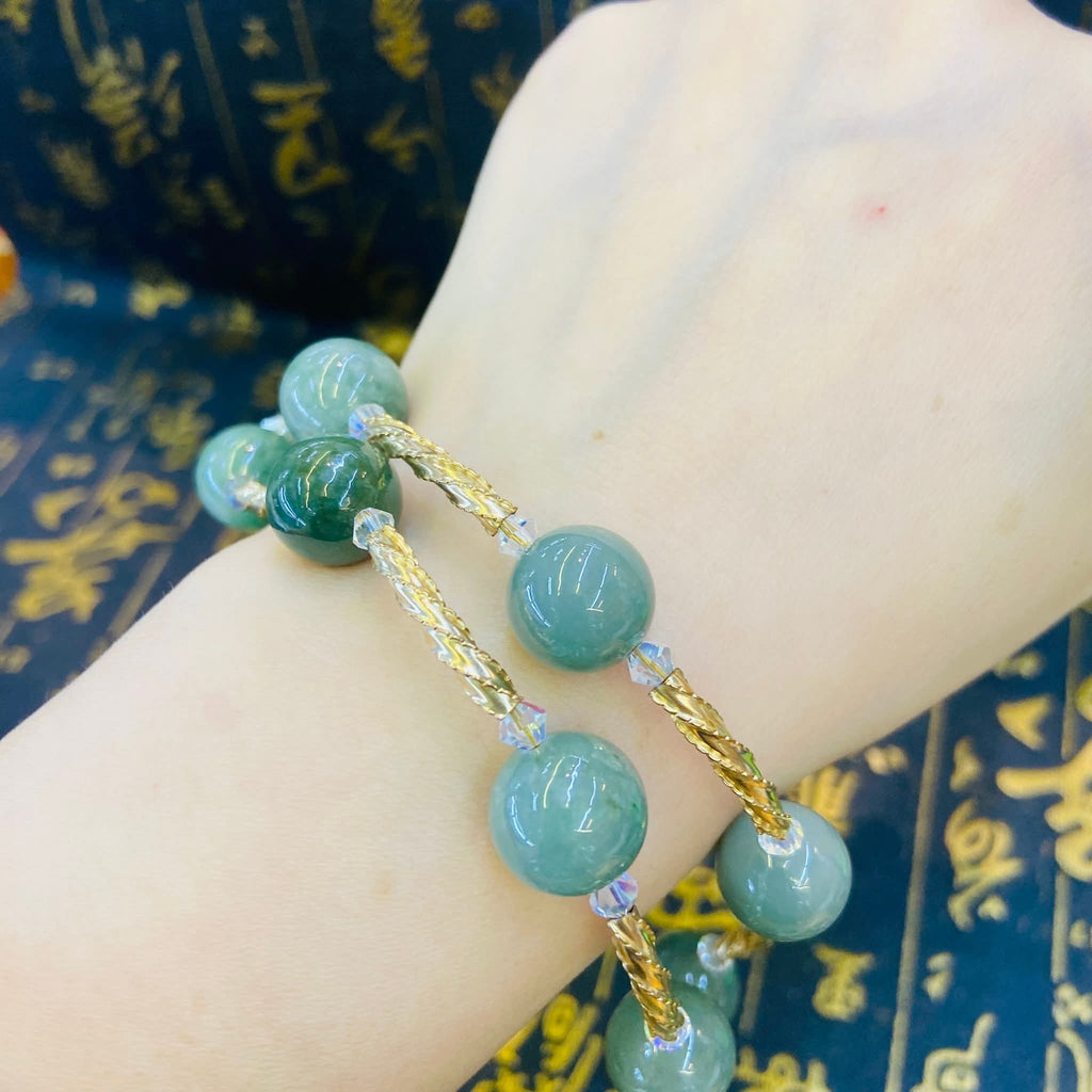 JADE W/ HEART OVER ALL GOOD LUCK