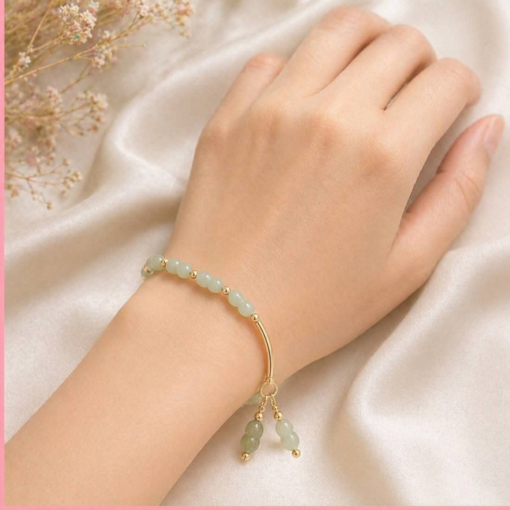 10k Jade bracelet
