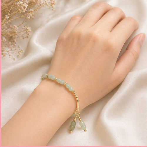 10k Jade bracelet