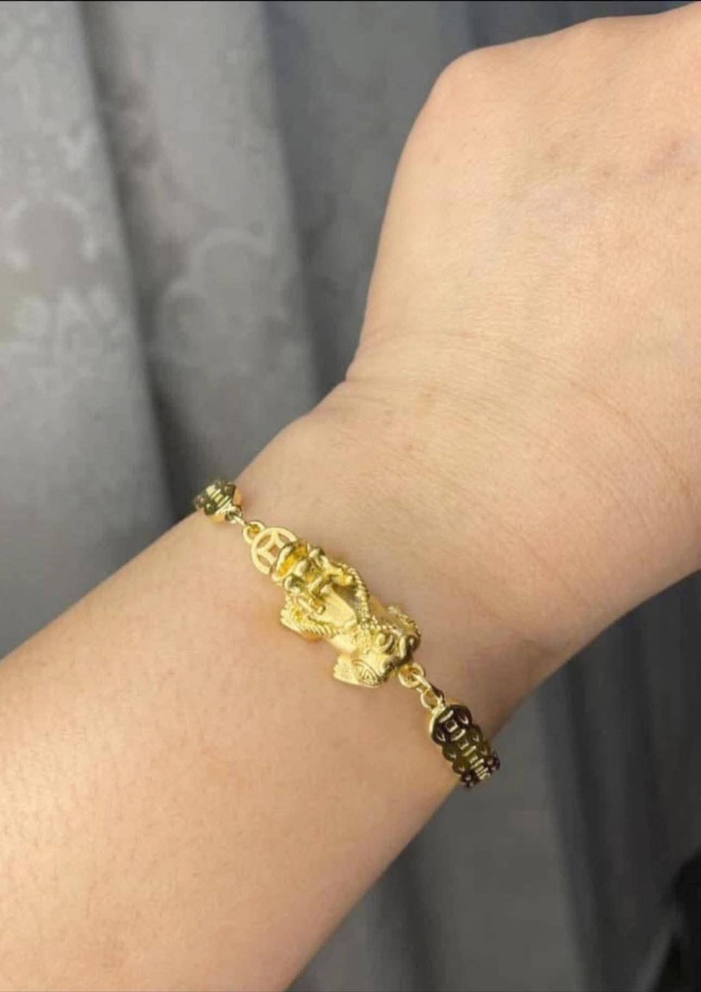 Money catcher piyao with coin bangle bracelet