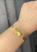 Money catcher piyao with coin bangle bracelet