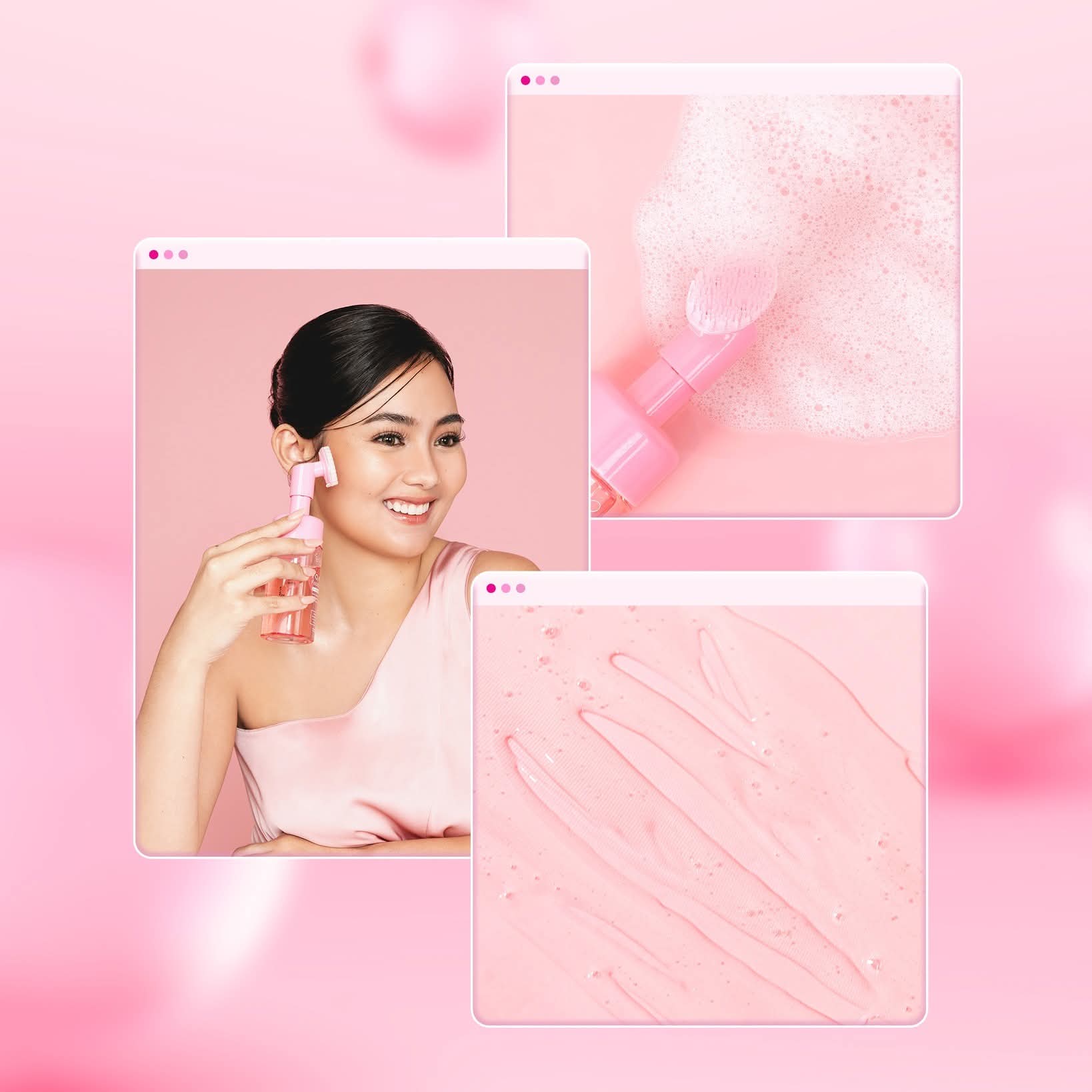 Brilliant  foaming facial cleanser