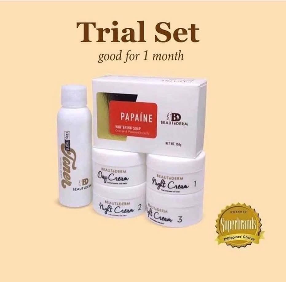 Best Seller Beautederm 

Trial set good for 1 month