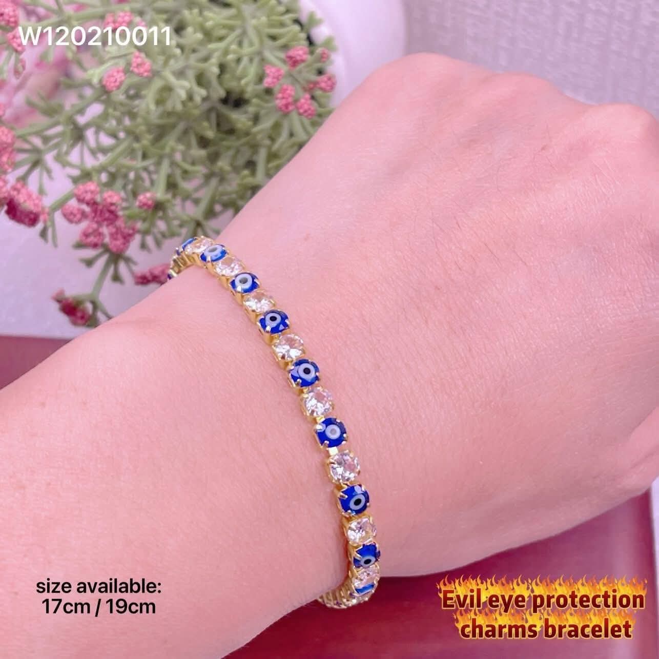 evil eye protection charms bracelet