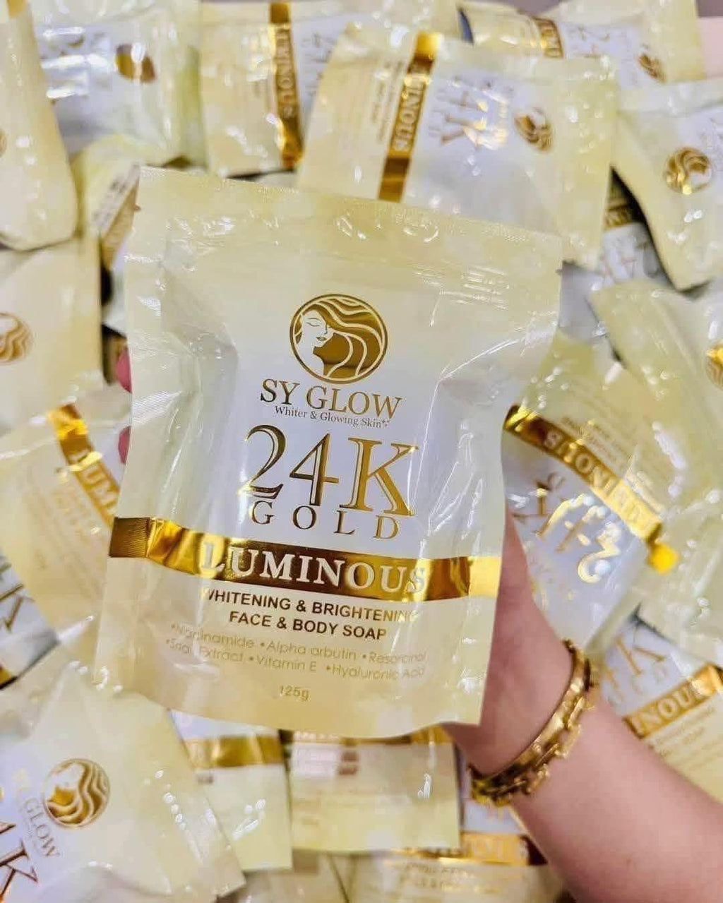 SY GLOW 24K GOLD LUMINOUS SOAP