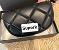 Black leather  sling bag
