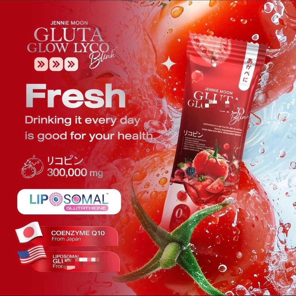 Glow from the inside out with Jennie Moon Gluta Glow Lyco Drink!