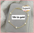10k Us gold pearl bracelet